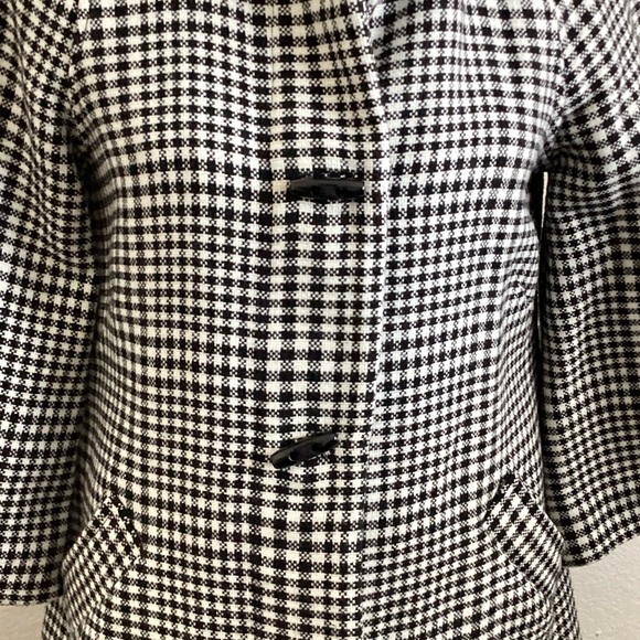 \H&M\ Houndstooth Draping Coat - Picture 4 of 16